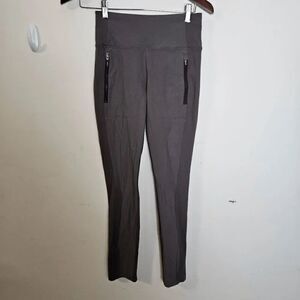 Athleta Headlands Hybrid Tight Pants Women's Gray Taupe Size 2
